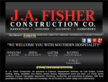 Tablet Screenshot of jafisherconstruction.com